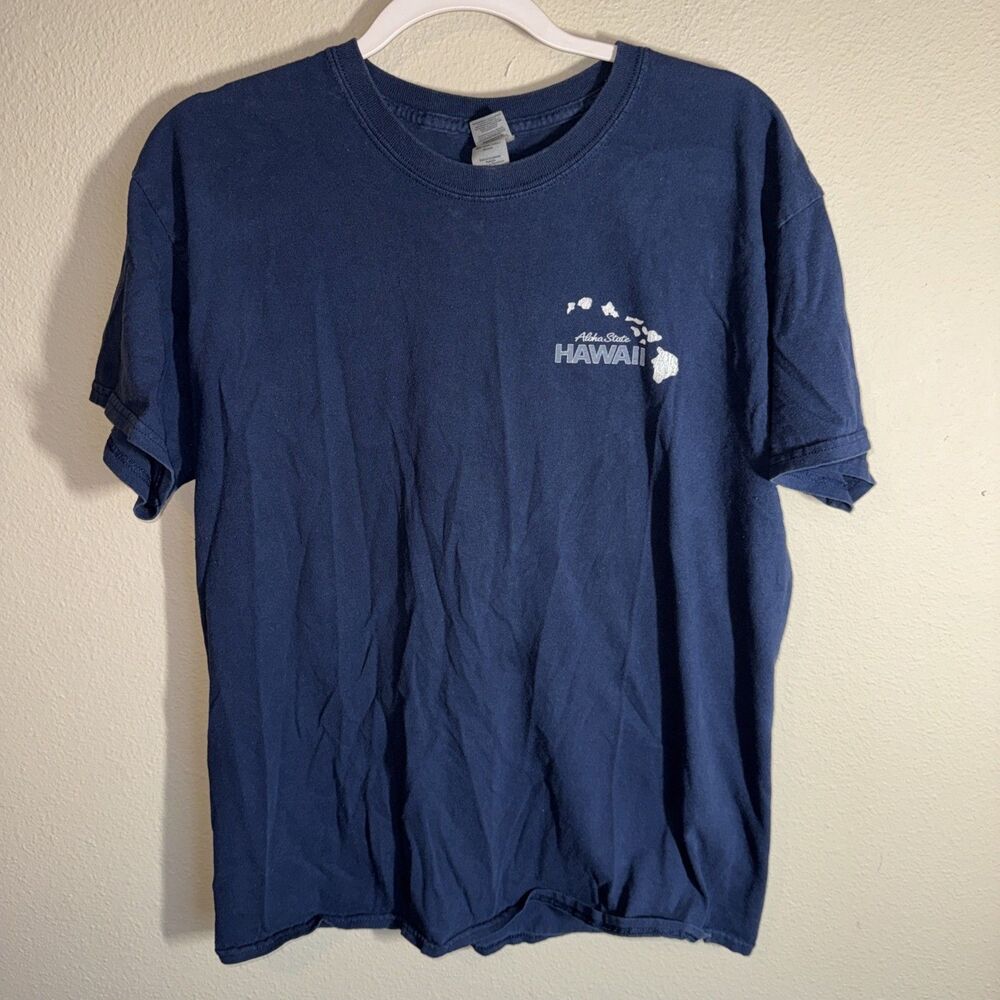 Gildan Men’s T-Shirt Blue Hawaii